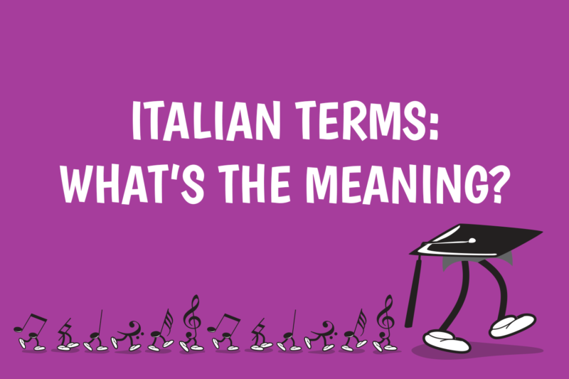 Italian Terms: What's the Meaning?