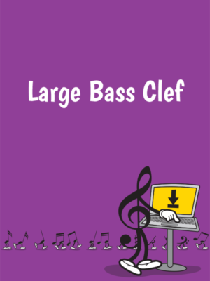 large bass clef