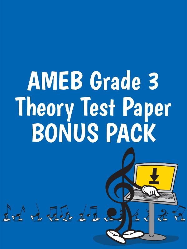 AMEB Grade 3 Theory Test Paper BONUS PACK
