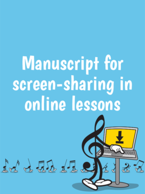 Manuscript for screen-sharing in online lessons