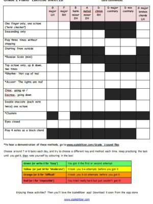 Select Piano Grade 2 Sheet B