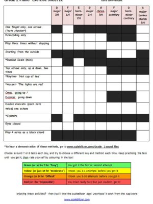 Select Piano Grade 2 Sheet C